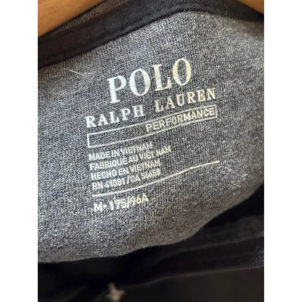 Polo Ralph Lauren Performance Men's Quarter Zip Pullover Sweatshirt Black Medium